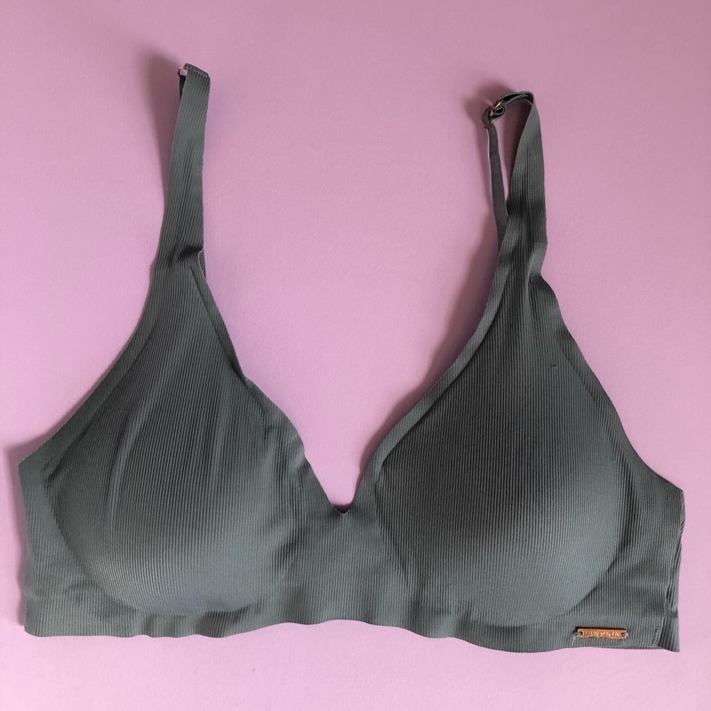 Danskin Ribbed Wireless Bra